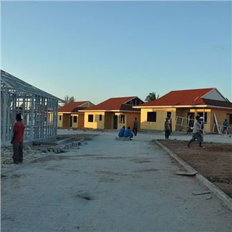 Maisons préfabriquées en acier respectueuses de l'environnement