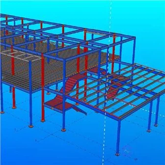 Entrepôt de structure en acier ignifuge