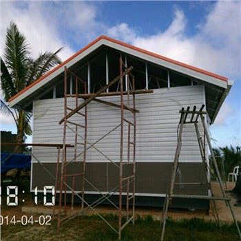 Maisons préfabriquées en acier à faible encombrement