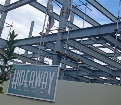 Mise à jour du projet Hideaway Hotel d'un nouveau client qui a visité le site...