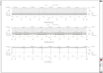 Projet d'entrepôt logistique au Pérou : schéma d'analyse structurelle et de conception de grille