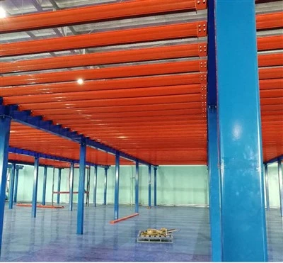 Conception de mezzanine à structure métallique pour l'entrepôt de Manille