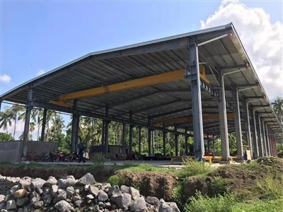 Conception structurelle, liste des matériaux et estimation de la quantité pour une usine de dalles en béton préfabriqué dans le sud de Manille, aux Philippines